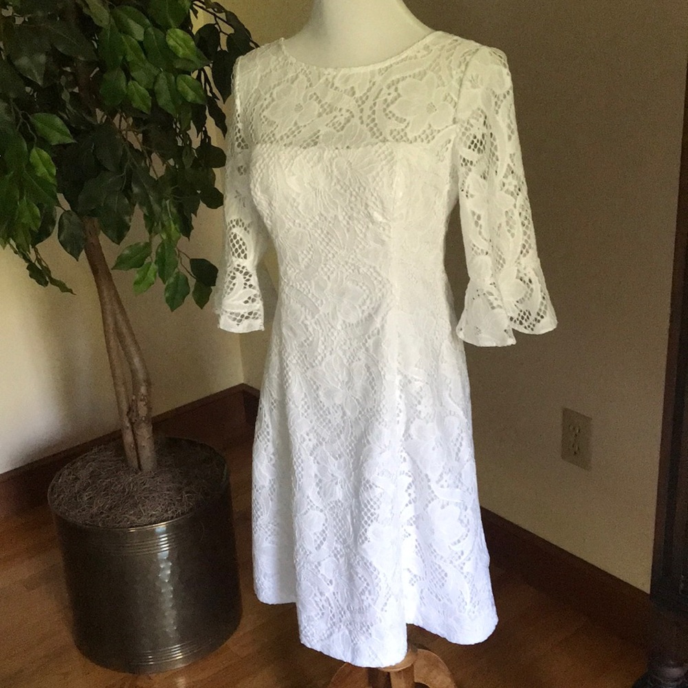 NWT LILLY PULITZER Allyson dress in resort white - Picture 9 of 13
